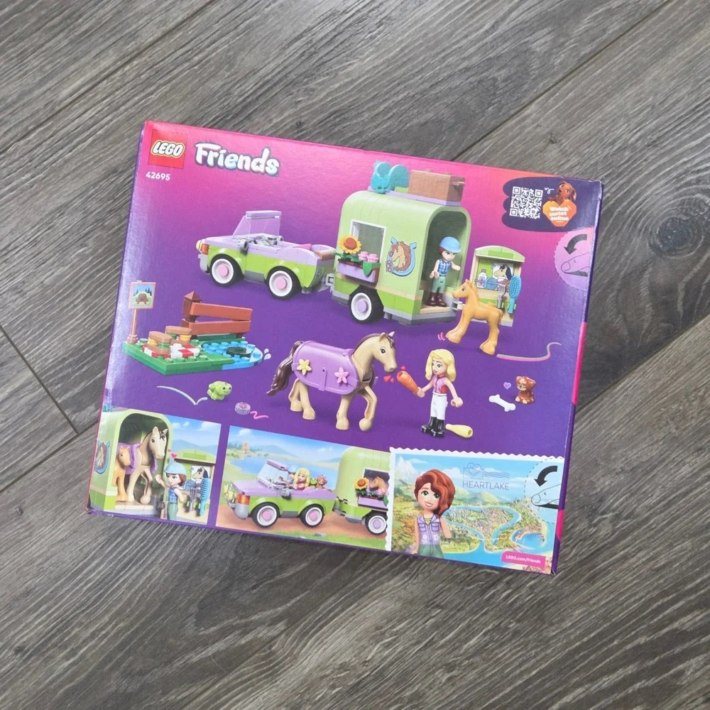 LEGO Friends 42695 Horse Trailer 42677 Dog Bakery Set Bundle Brick Building NEW
